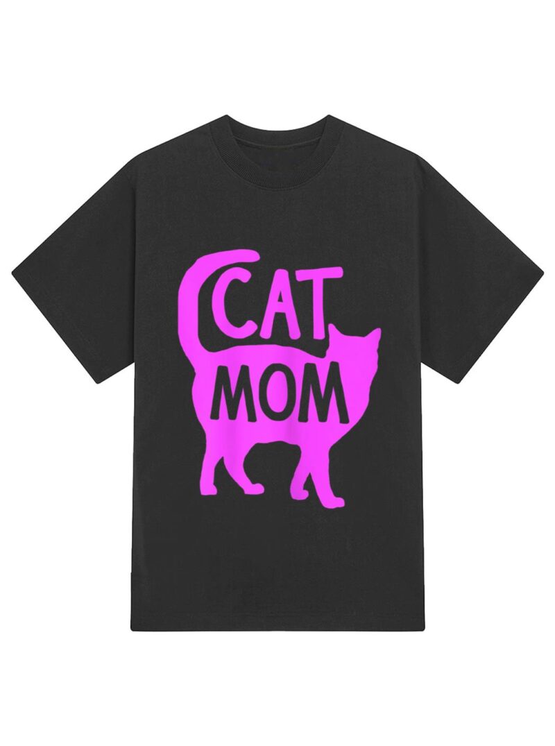 Best Cat Mom Mothers Day Women Kitty Mommy Mama Christmas T-Shirt - Image 2