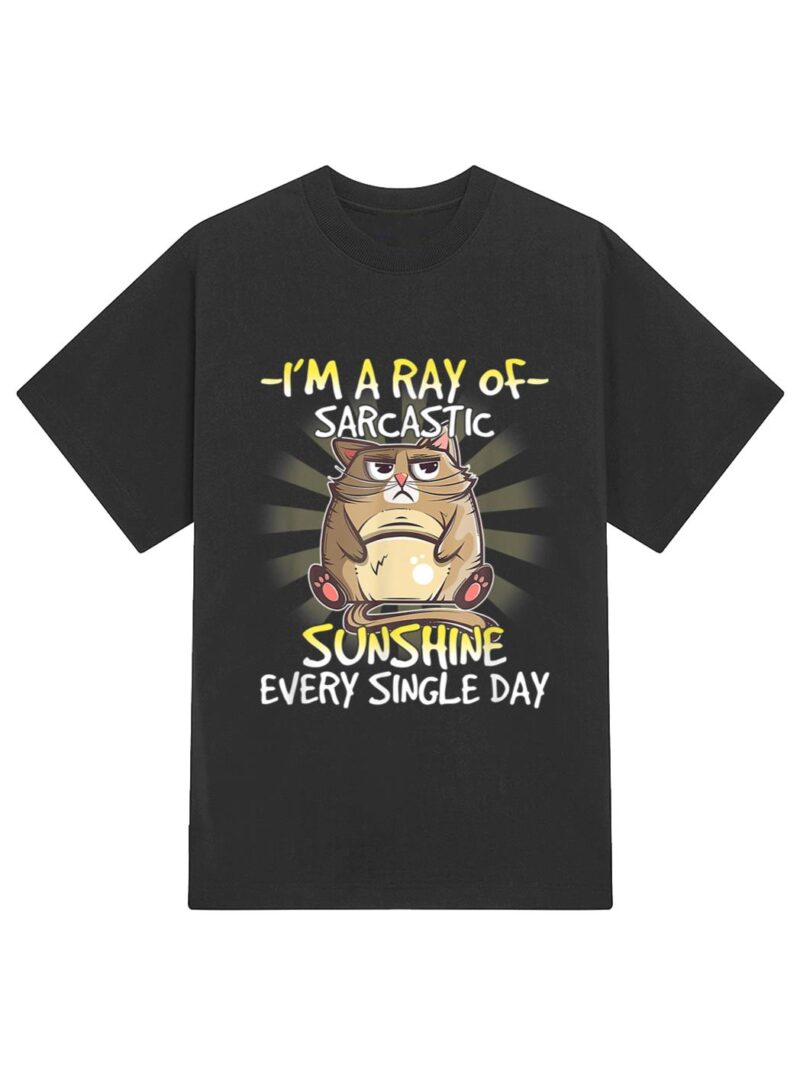 Cat I M A Ray Of Sarcastic Sunshine Every Single Day T-Shirt - Image 2