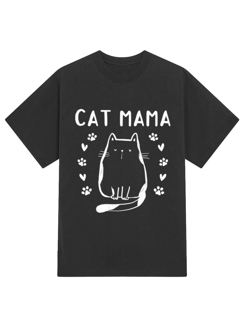 Cat Mama Cute Cat Lover Cat Mom I Cat Mama T-Shirt - Image 2