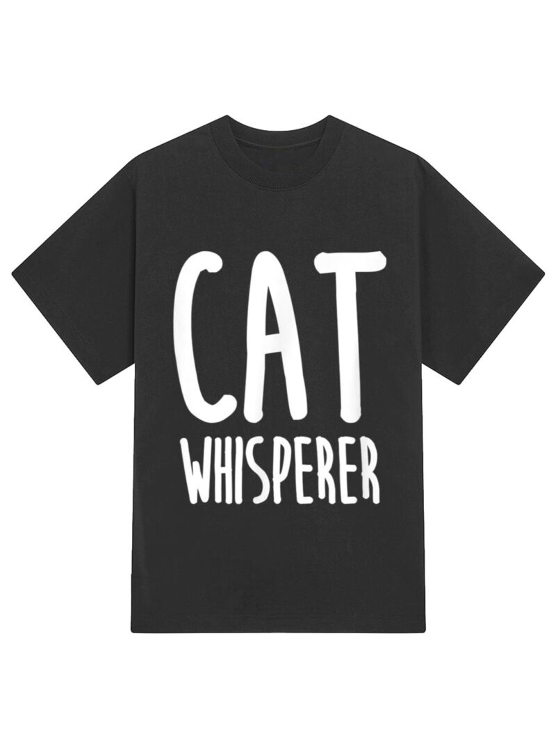 Cat Whisperer Funny and Cute Cat T-Shirt - Image 2