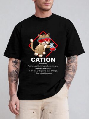 Chemistry Professor Kitty Science Day Cat Owner Chemist T-Shirt