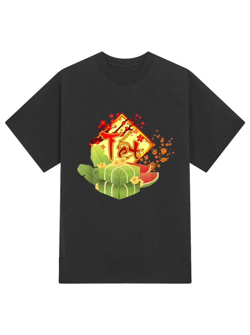 Chuc Mung Nam Moi 2023 Vietnamese Lunar New Year Cat T-Shirt - Image 2