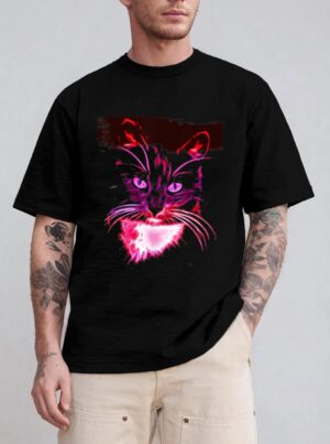 Colorful Cat Art Novelty  - Cat Lover Gift Idea Women T-Shirt