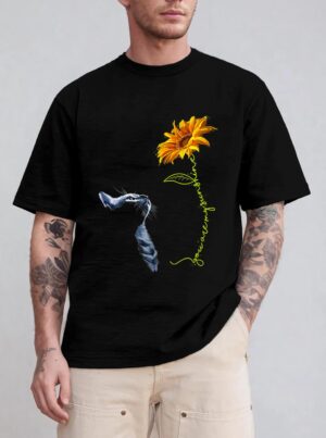 Cute Sunshine Cat T-Shirt you are my Black Cats Lover T-Shirt