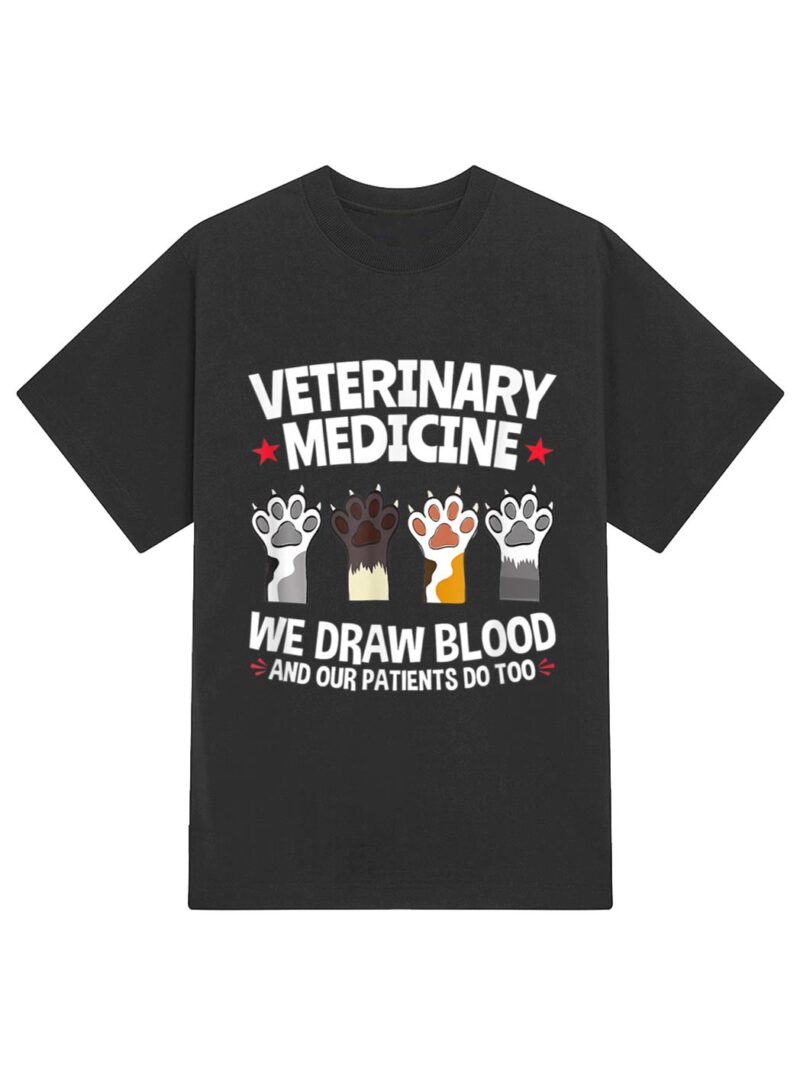 Cute Veterinarian Paws Cat Meow Kitty Cat For Mom T-Shirt - Image 2