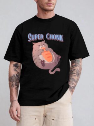 Fat Chonky Cat Meme Lovers Heckin' Chonker Super Chonk Cat T-Shirt