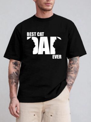 Funny Cat Daddy  Best Cat Dad Ever T-Shirt