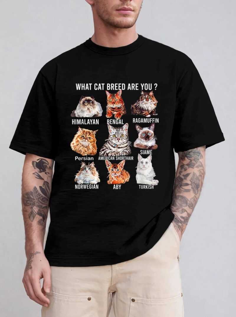 Funny Cat Lover Personality Est Cat Breed Cute Cats Breeds T-Shirt