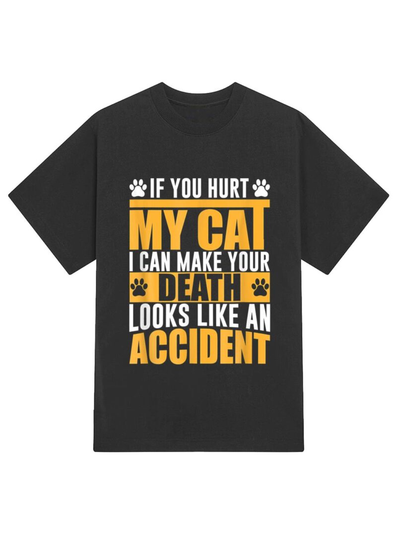 Funny Sarcastic Cat Lovers Cool Cat Dad Cat Lady T-Shirt - Image 2