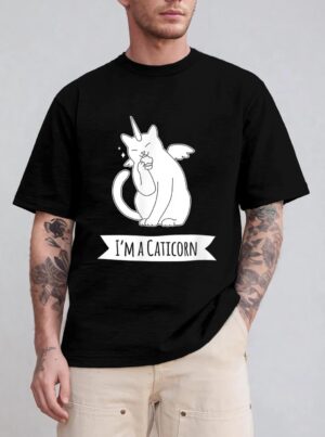 I M A Caticorn Funny Unicorn Cat Caticorn Gift Love My Cat T-Shirt