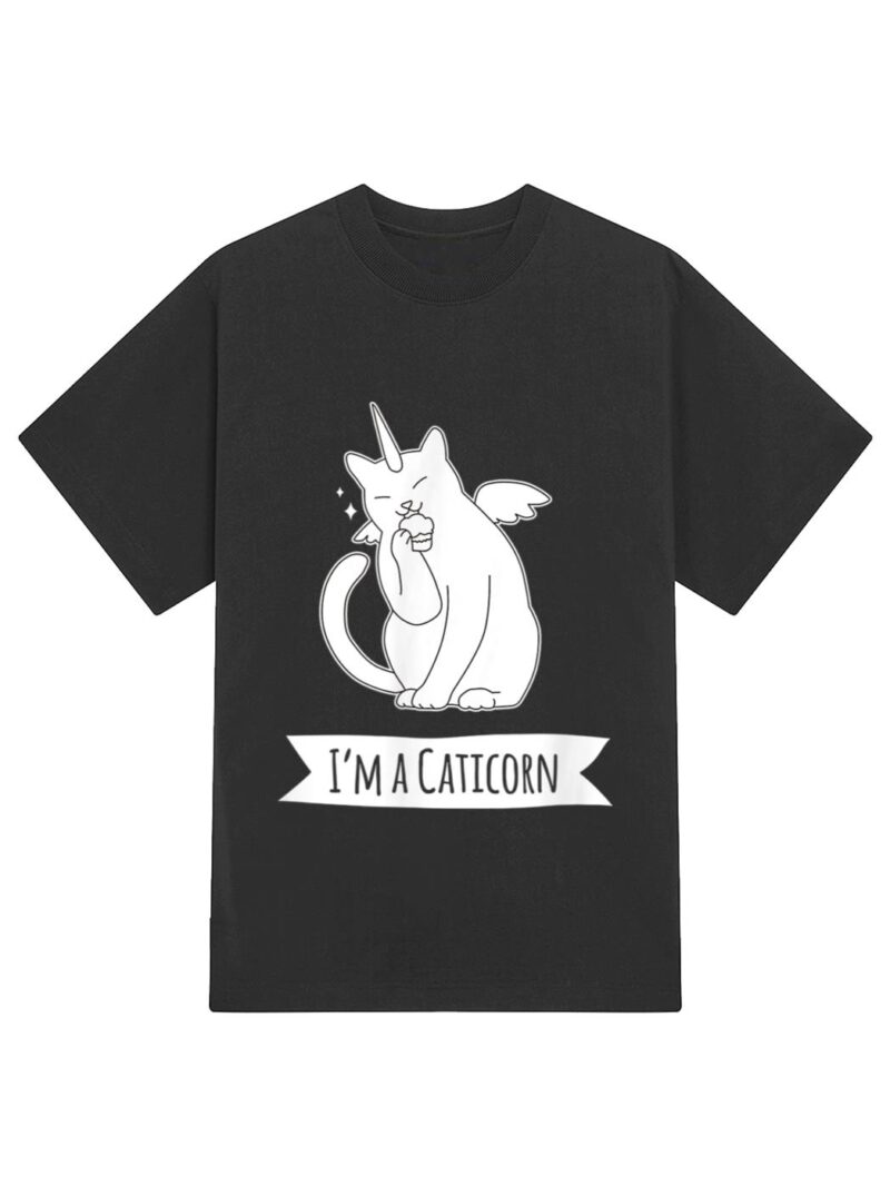 I M A Caticorn Funny Unicorn Cat Caticorn Gift Love My Cat T-Shirt - Image 2