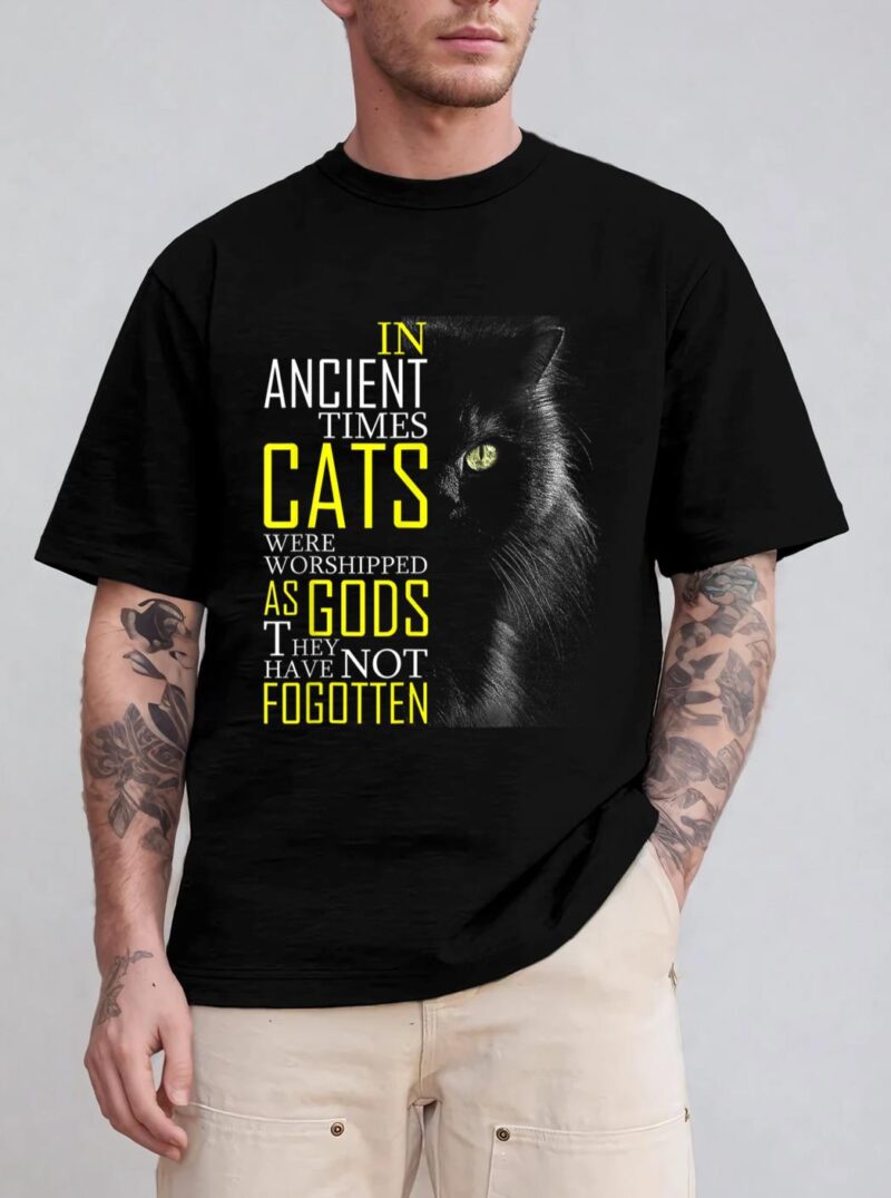 In Ancient Imes Cats Were Worshipped As Gods Cat T-Shirt