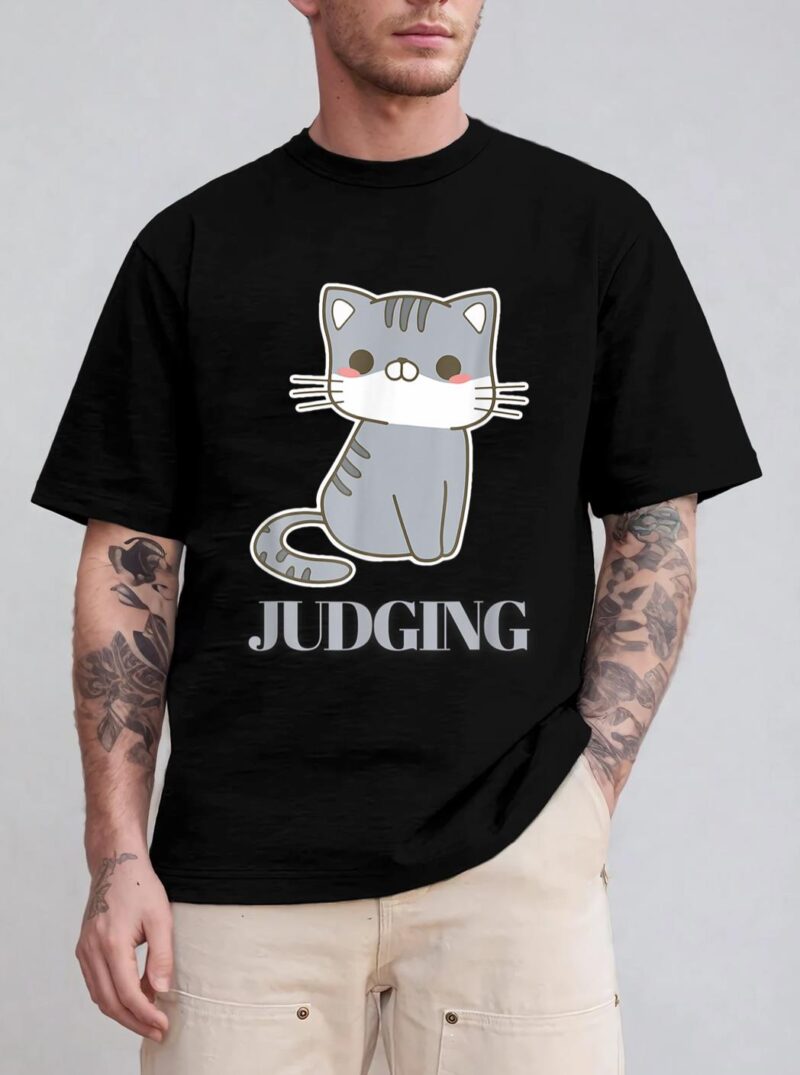 Judging Meme Funny Retro Style Vintage Cats T-Shirt