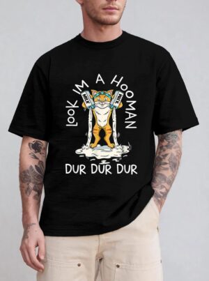 Meow Cat  Meow Kitty Funny Cats LOOK I'M A HOOMAN T-Shirt