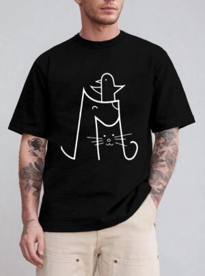 Meow Cat Shirt Meow Kitty Meow I'm A Cat Halloween Costume T-Shirt