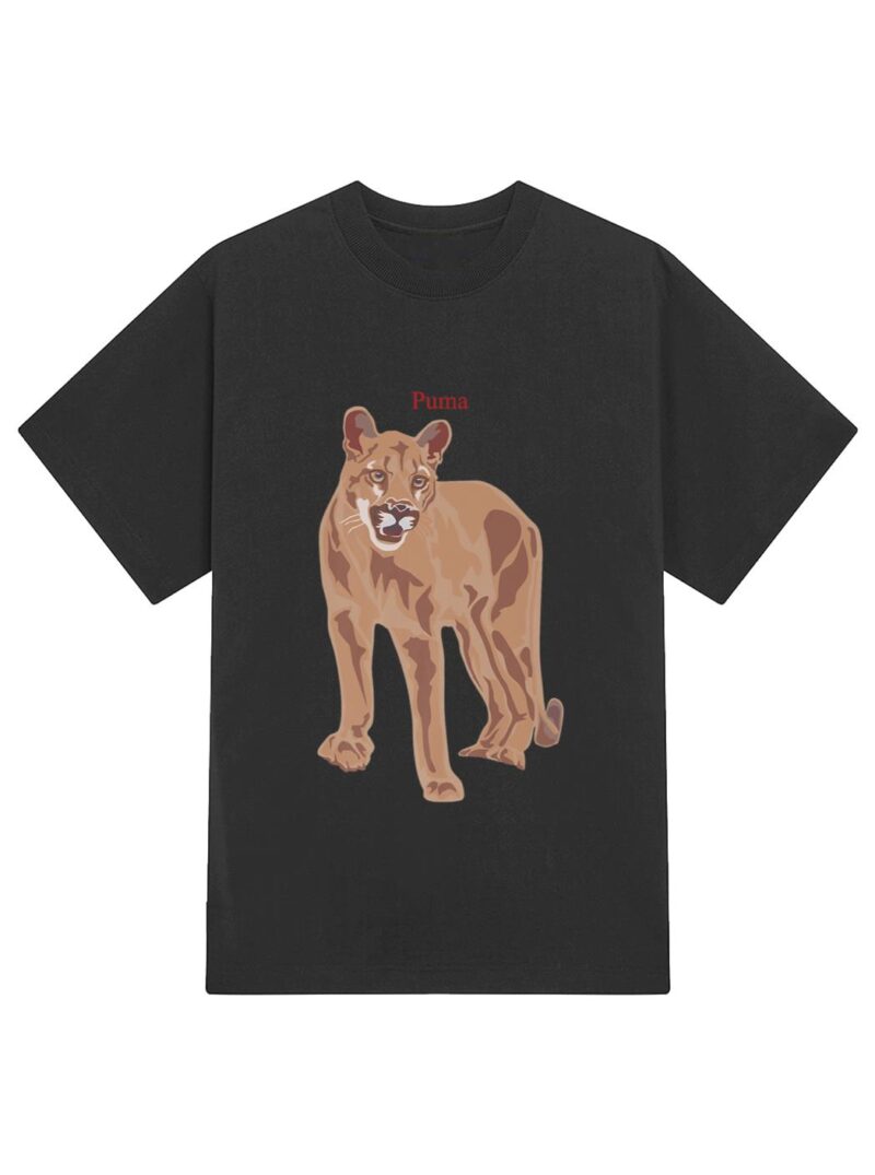 Mountain Lion Cougar  Big Cat Lover T-Shirt - Image 2