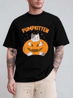 Pumpkitten Halloween 2022 Group Funny Pumpkin And Cat T-Shirt