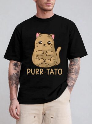 Purrtato Cat Potato Cat Lover Idaho Potatoes T-Shirt