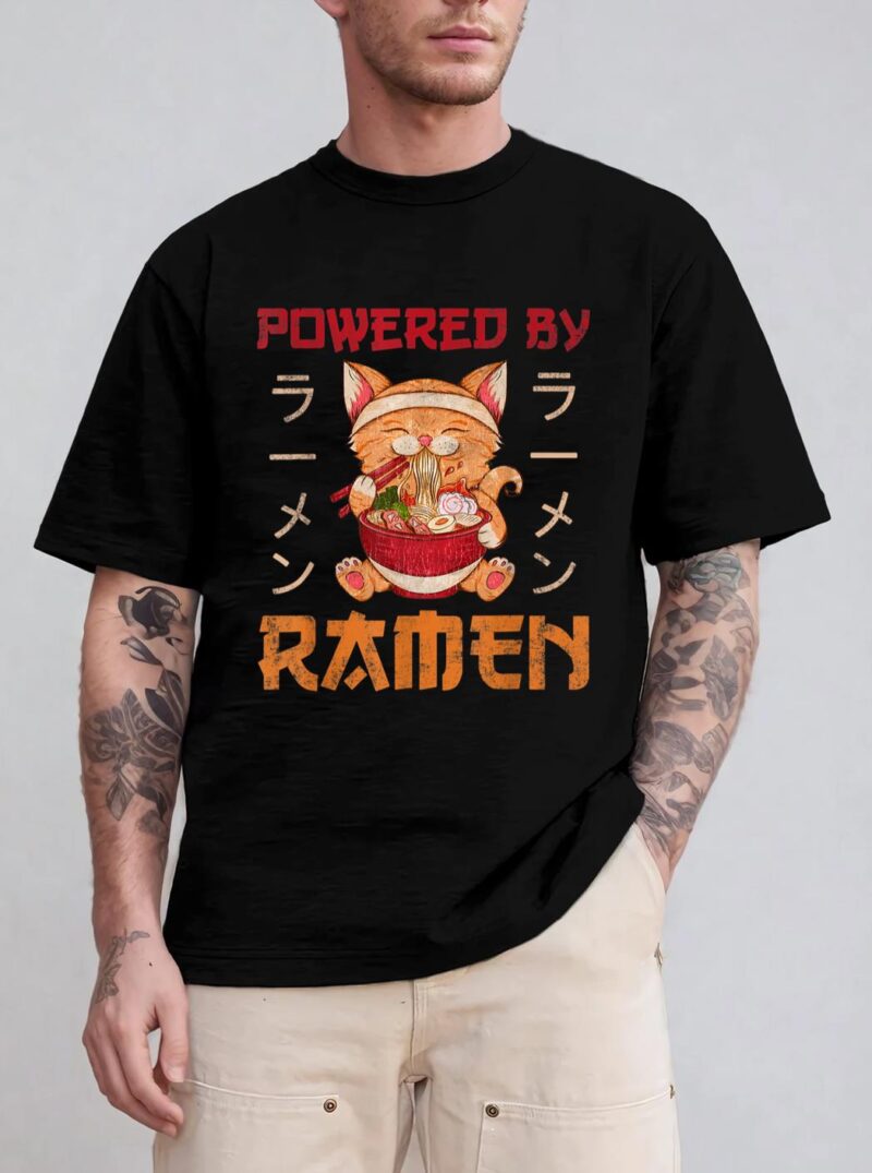 Ramen Cat Kawaii Anime Japanese Food Gift T-Shirt