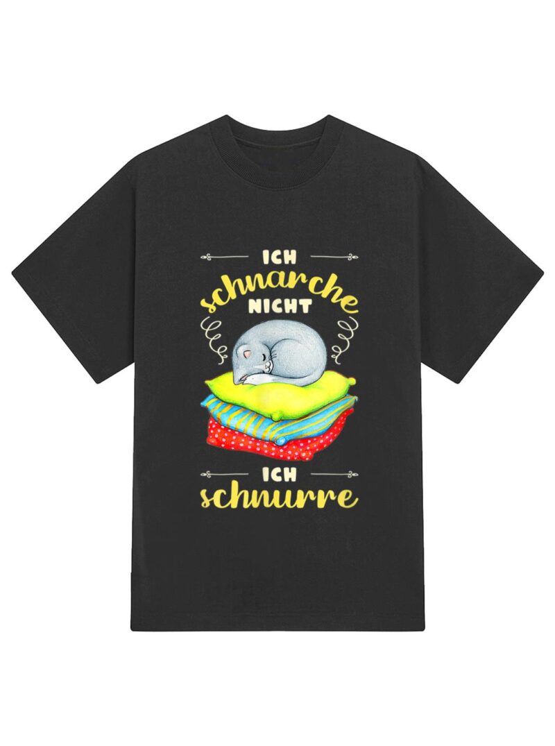 Sleep Cat Ladies I Do Not Snore I Purr T-Shirt - Image 2