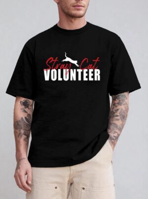 Stray Cat Volunteer Leaping Cat T-Shirt