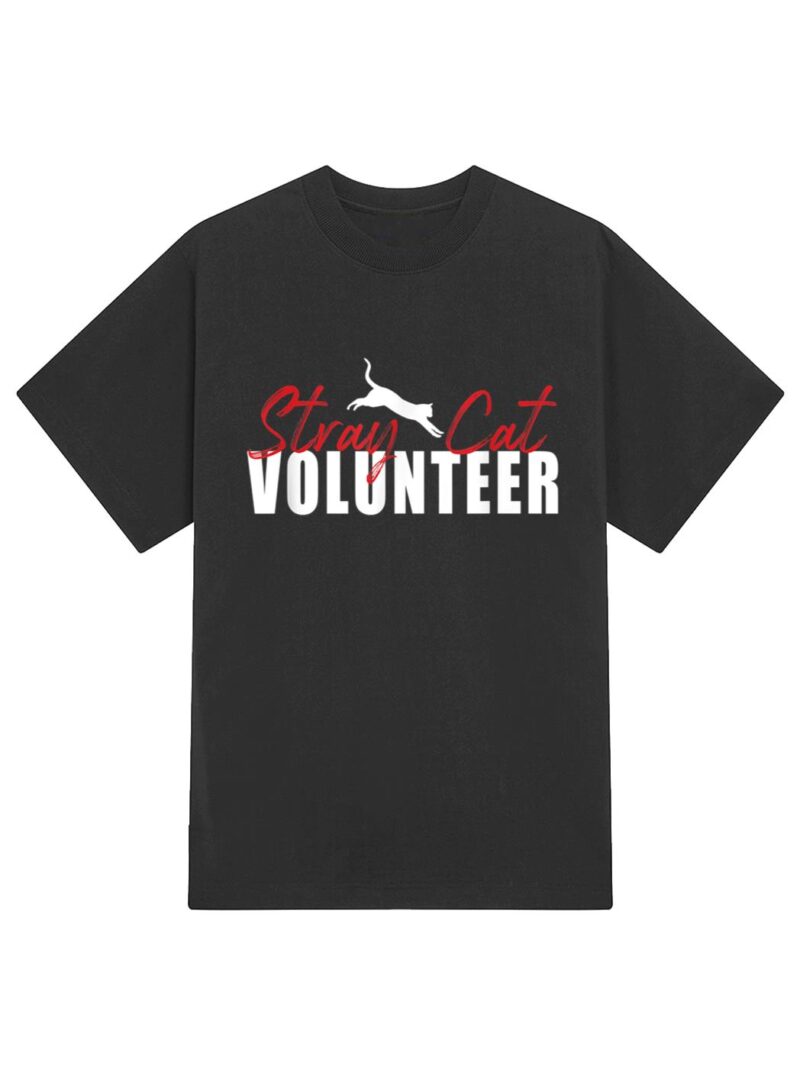 Stray Cat Volunteer Leaping Cat T-Shirt - Image 2