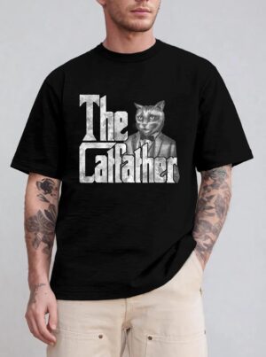 The Catfather Cat Father Mafia Father Cat T-Shirt