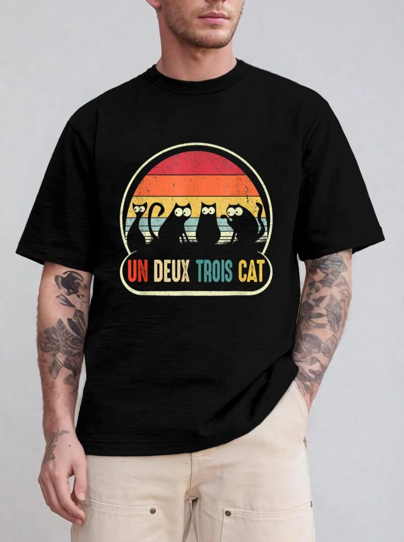 Vintage Cat Tell Your Cat I Said Pspsps Retro Meow Kitty Cat T-Shirt