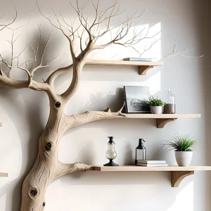 Tree-Shaped Wall Shelf – Souvenir & Room Decoration Bookshelf